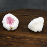 Белые ушки на шлем