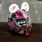 Белые ушки на шлем