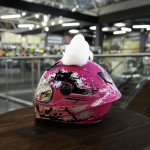 Белые ушки на шлем